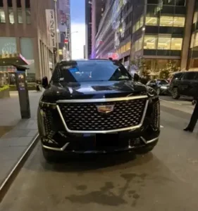Front View of Cadillac Escalade Newest Model