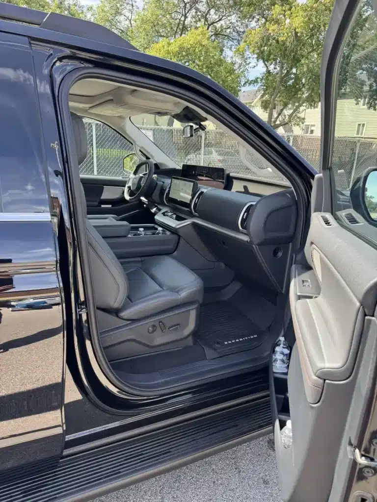Interior of Ford Expedition