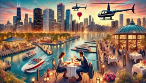 View of a Couple & a Best Romantic Place in Chicago