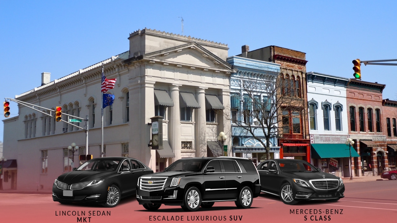 Car Service And Limo Rental Plymouth IN To And From Airport