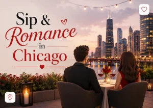 Sip & romance in Chicago at sunset