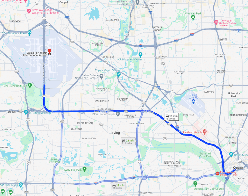 Car Service Dallas-to-DFW