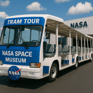 Tram Tour in Nasa space Museum