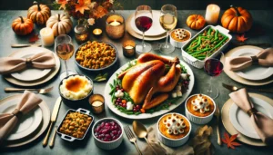 Thanksgiving Family Dinner Table