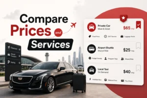 Compare travel service options and prices
