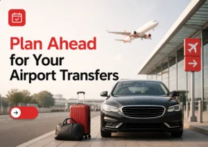 Plan ahead for airport transfers
