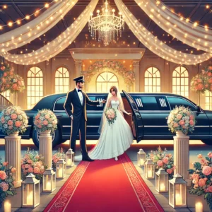 Luxury stretch limousine