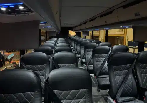 Interior of Party Bus in Las Vegas NV