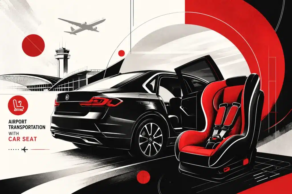 airport transportation with car seat