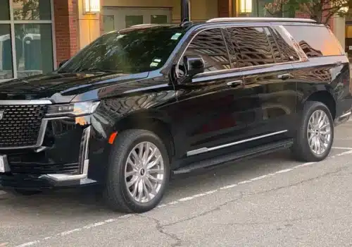 Luxury Black Cadillac Escalade Vehicle
