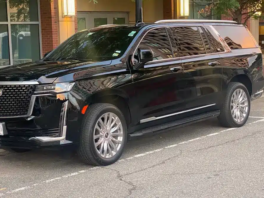 Luxury Black Cadillac Escalade Vehicle