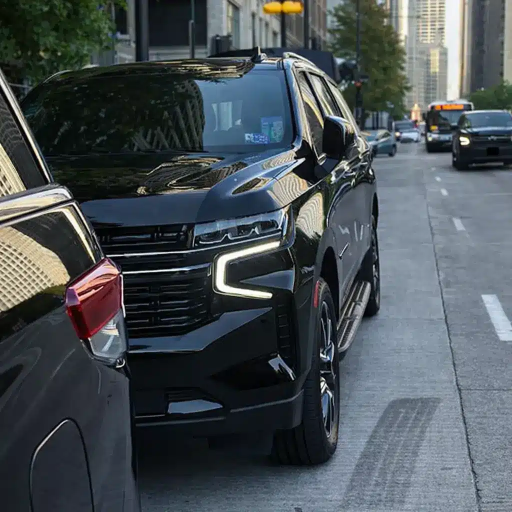 Luxury black car service