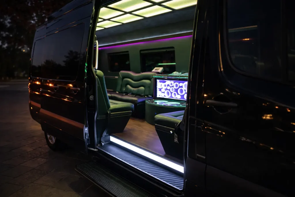 Party bus for weddings
