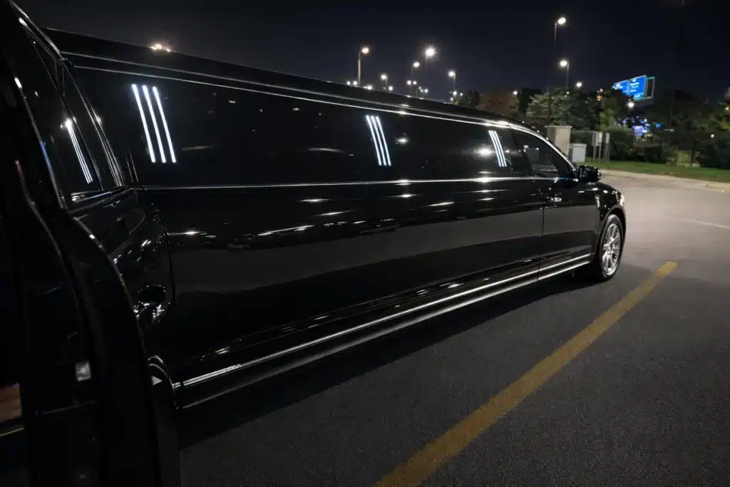 Luxury Black Limousine