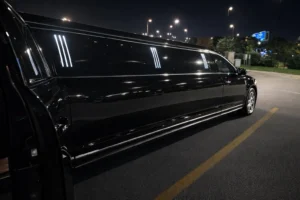 Luxury Black Limousine