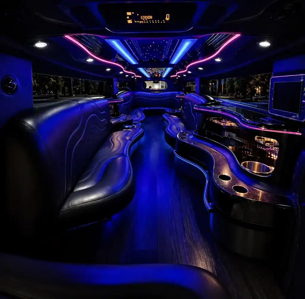 Hummer Limo interior