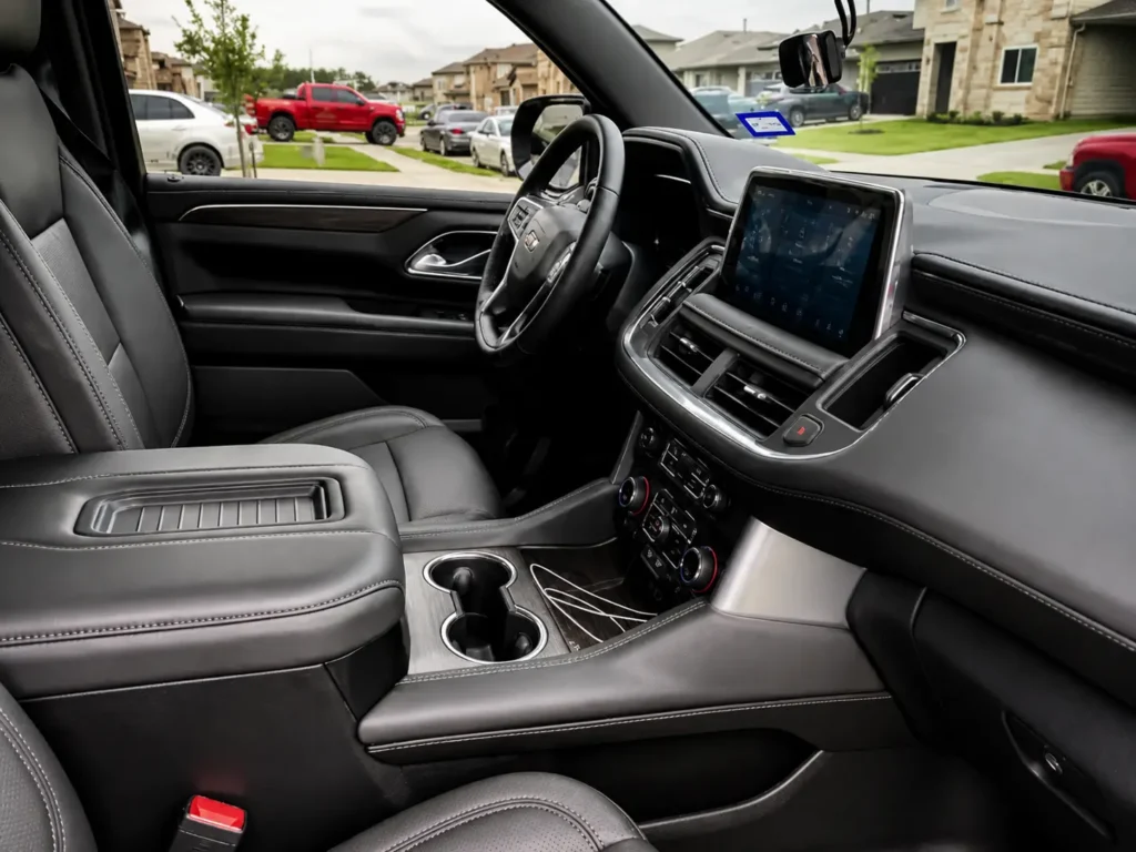 Luxury SUV interior