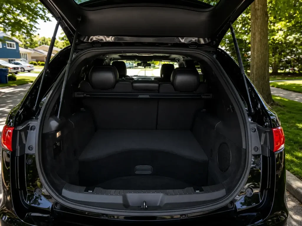 Spacious SUV trunk