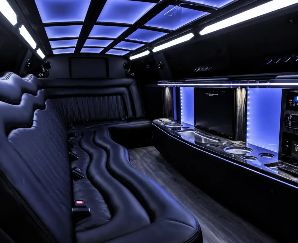 luxury limo interior