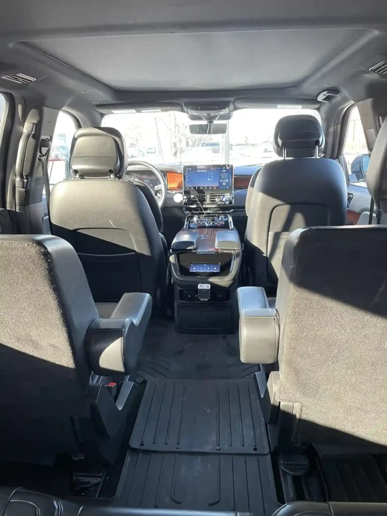 Luxury SUV interior