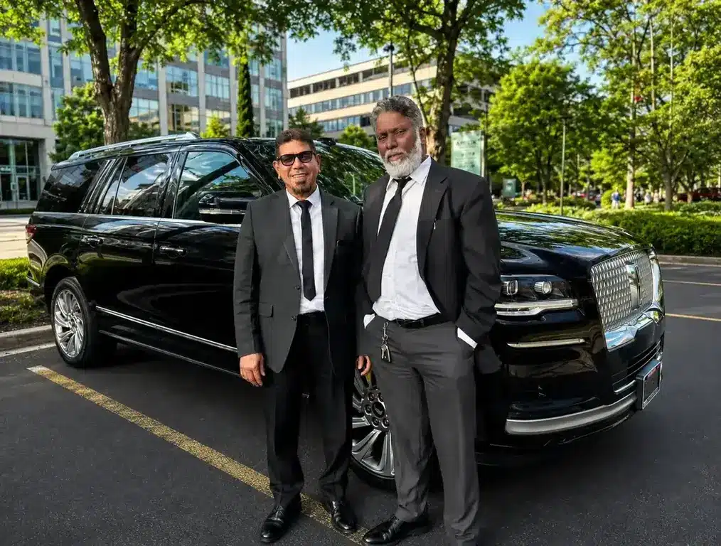 Executive black SUV chauffeur service