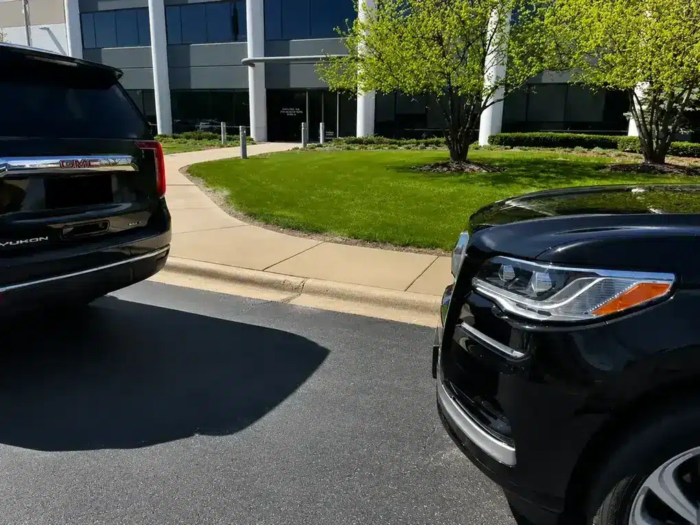 Premium black car service for corporate travel