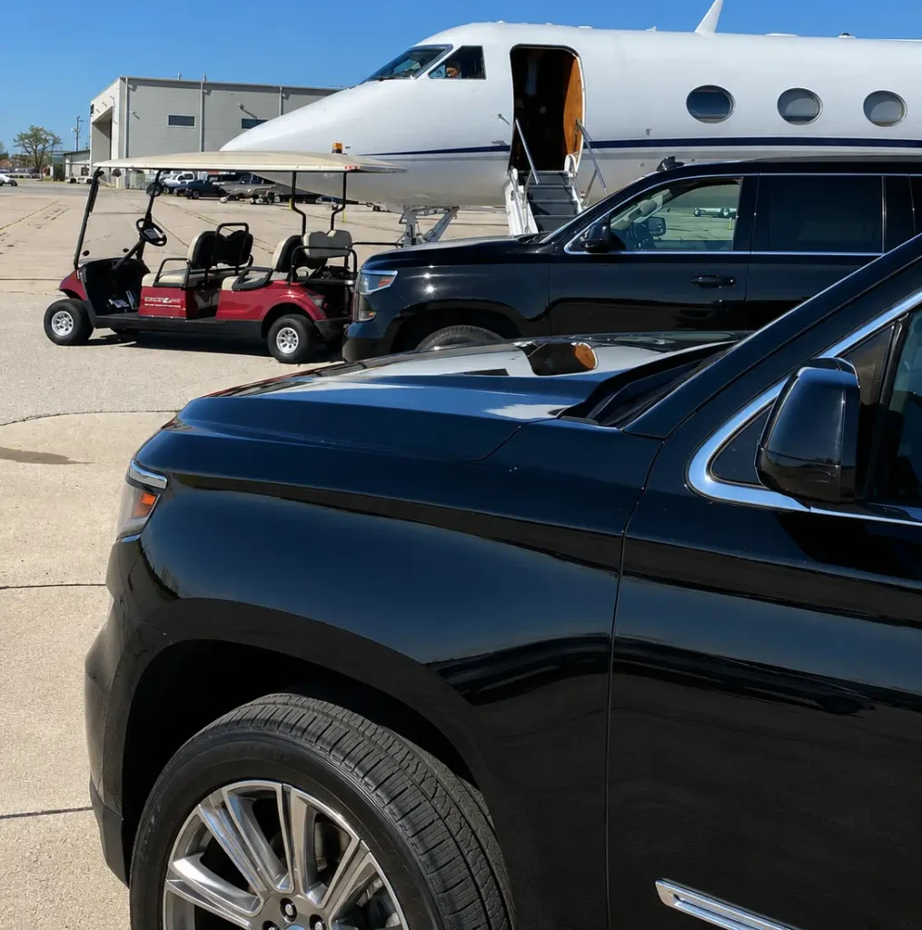 Private jet airport car service