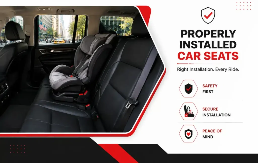 Properly Installed Car Seats