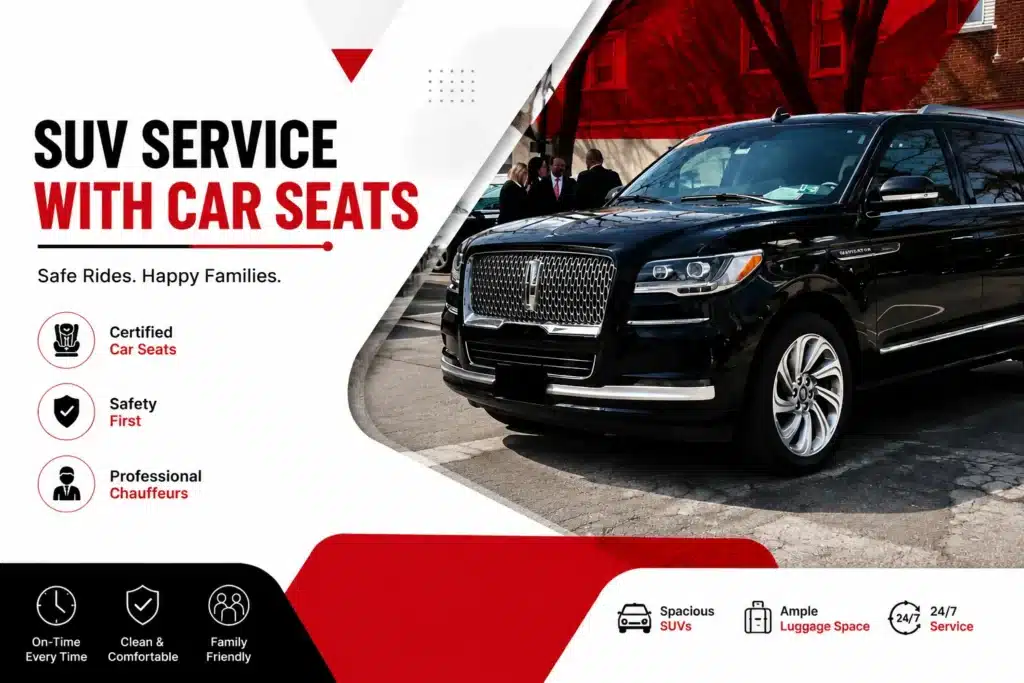SUV service with car seats