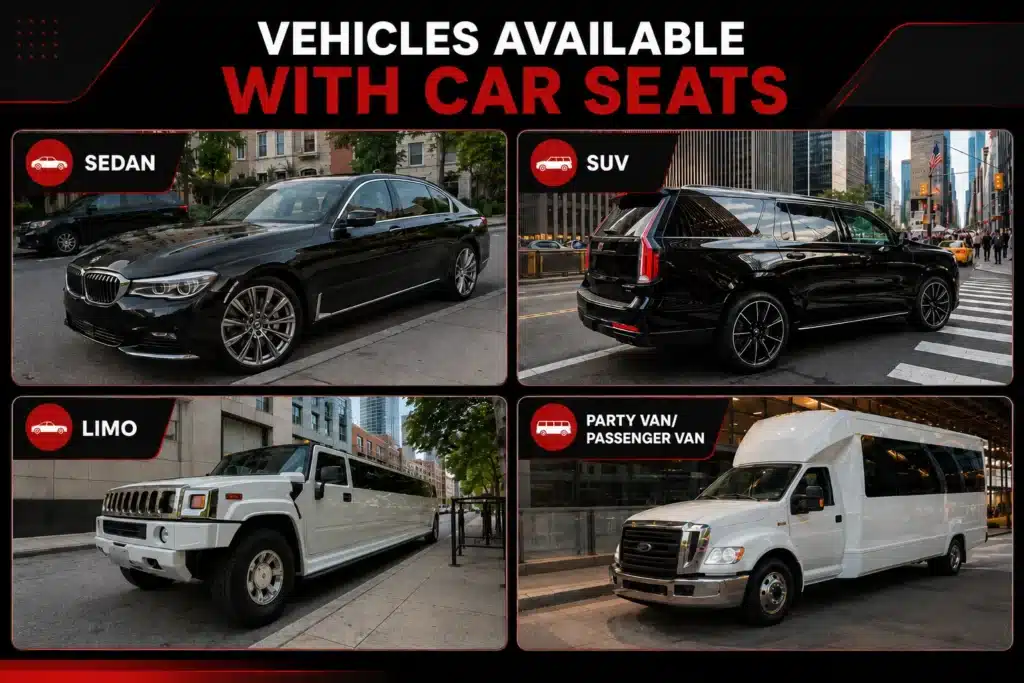 Vehicles Available With Car Seats