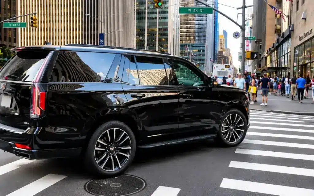 reliable luxury black car service us