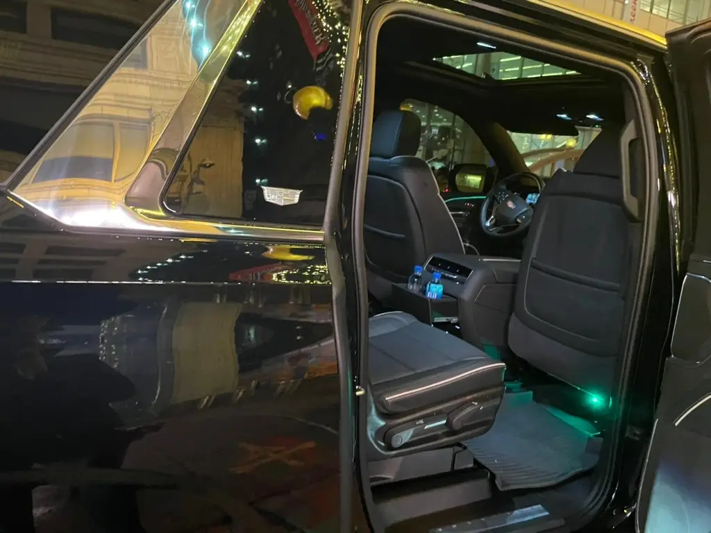 Side View of luxury SUV Car