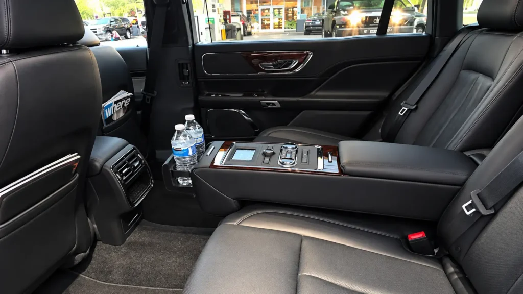 Comfortable and luxury interior of SUV
