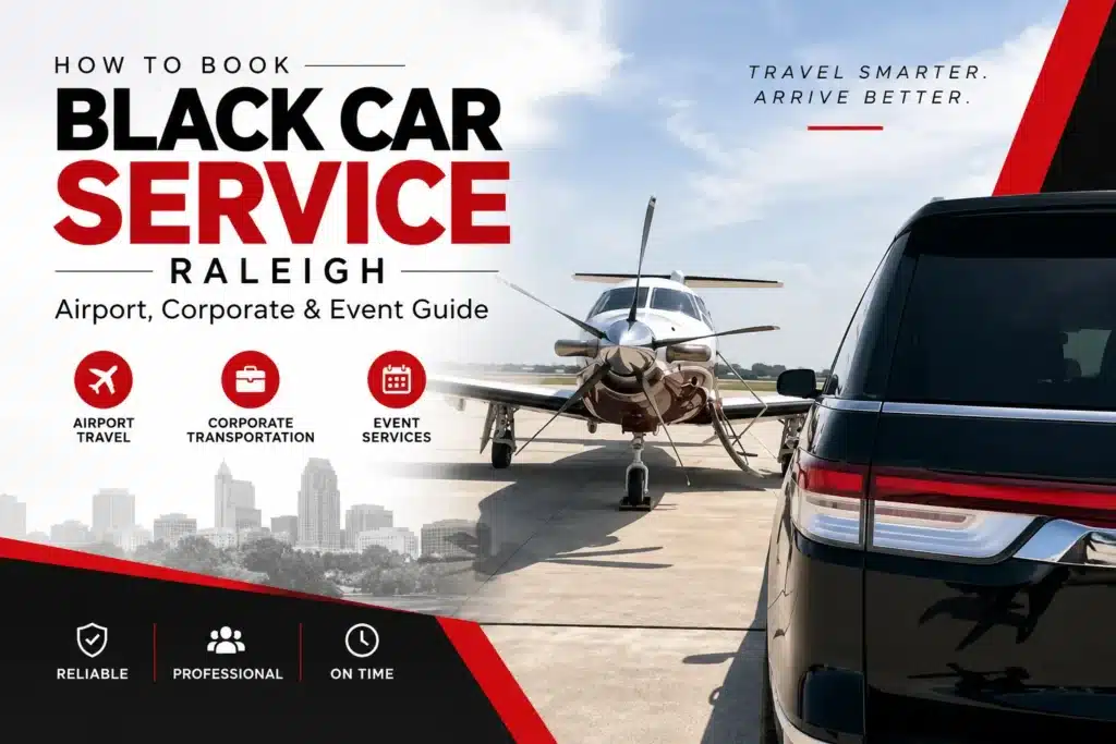 How to Book Black Car Service Raleigh: Airport, Corporate & Event Guide