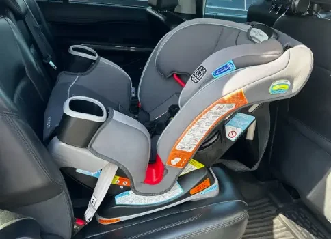 Rare facing car seat
